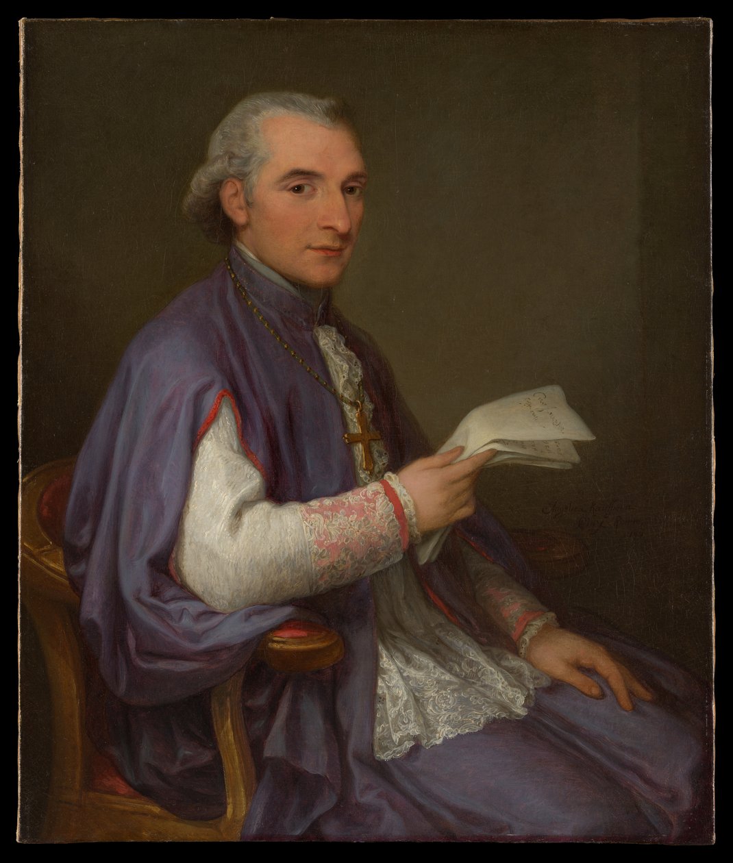 Monsenhor Giuseppe Spina (1756–1828) de Angelica Kauffmann