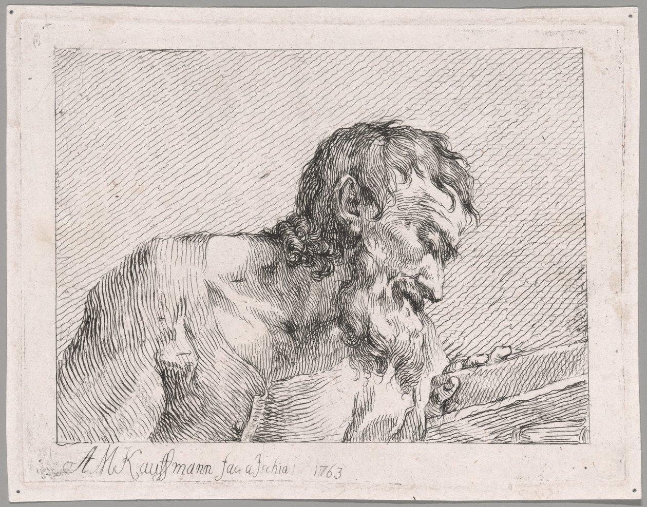 Leitura do Velho de Angelica Kauffmann