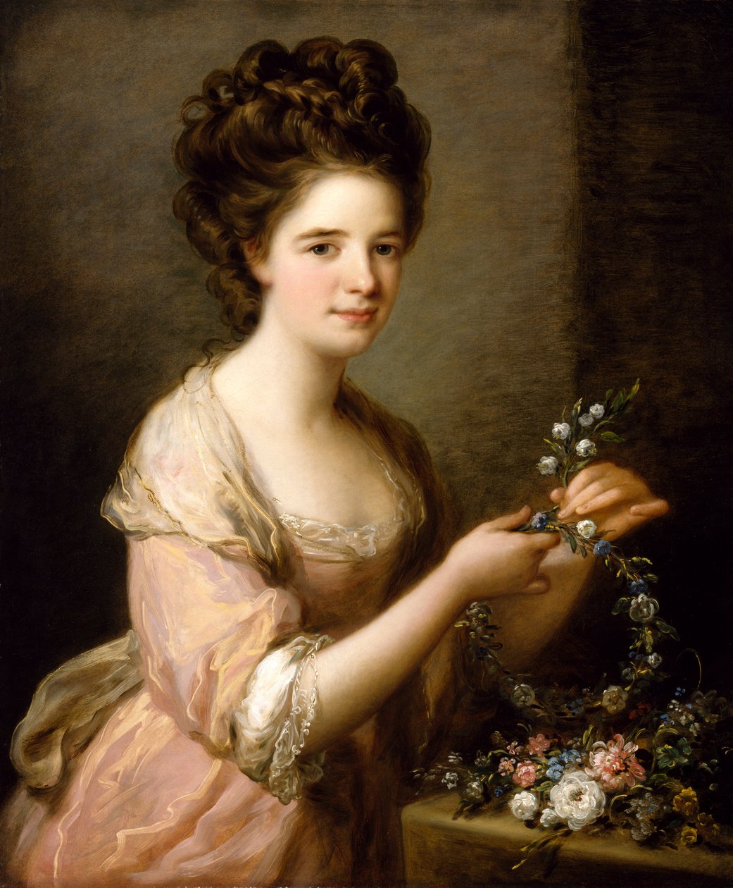 Retrato de Eleanor, condessa de Lauderdale, c.1780-81 (óleo sobre tela) de Angelica Kauffmann