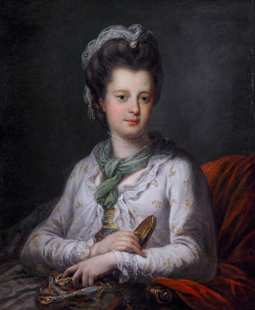 Retrato de Elizabeth Kerr, nascida Fortescue, marquesa de Lothian de Angelica Kauffmann