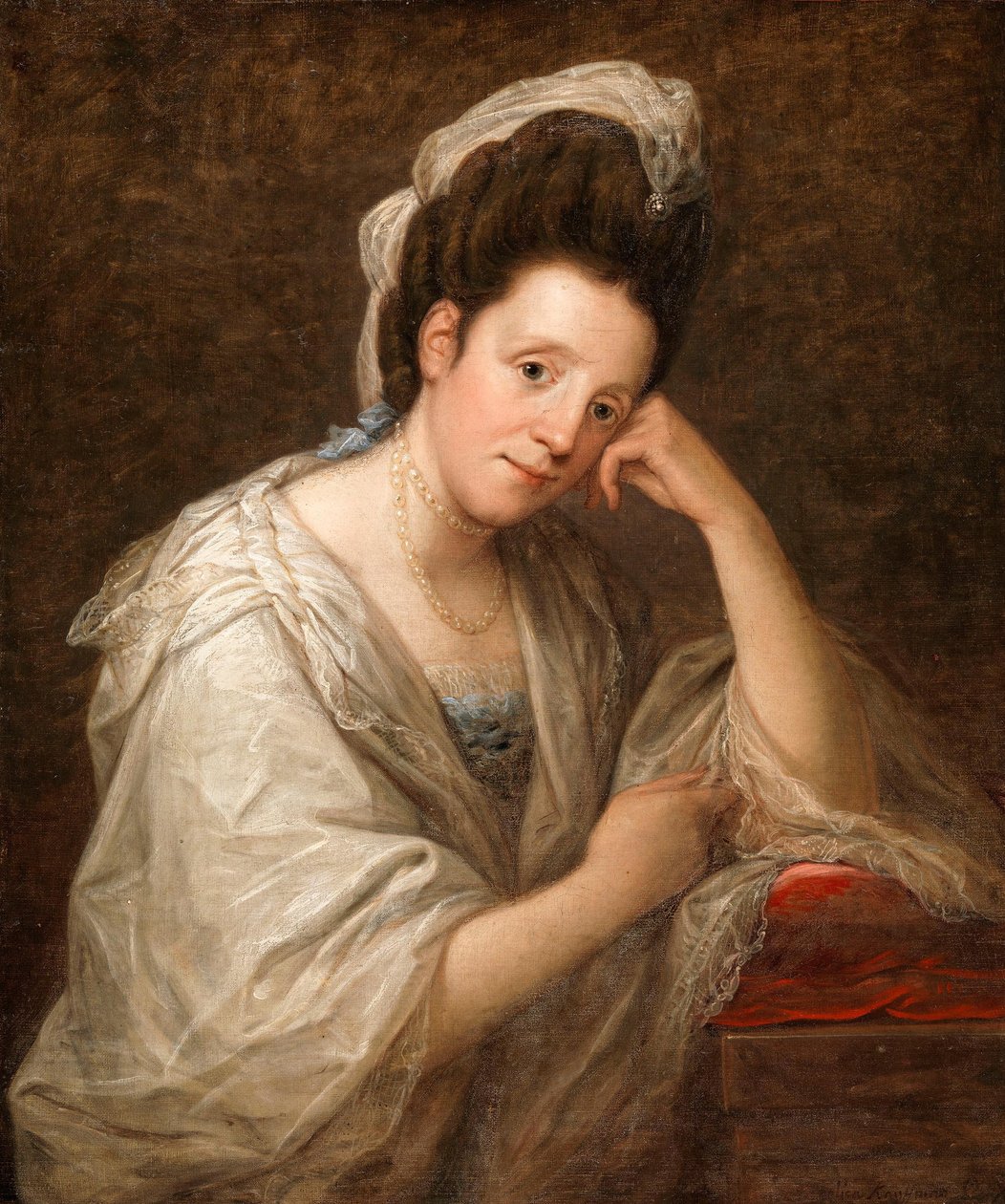 Retrato da Sra. Helen (Dorothea Daniel) (fal. 1806) de Angelica Kauffmann