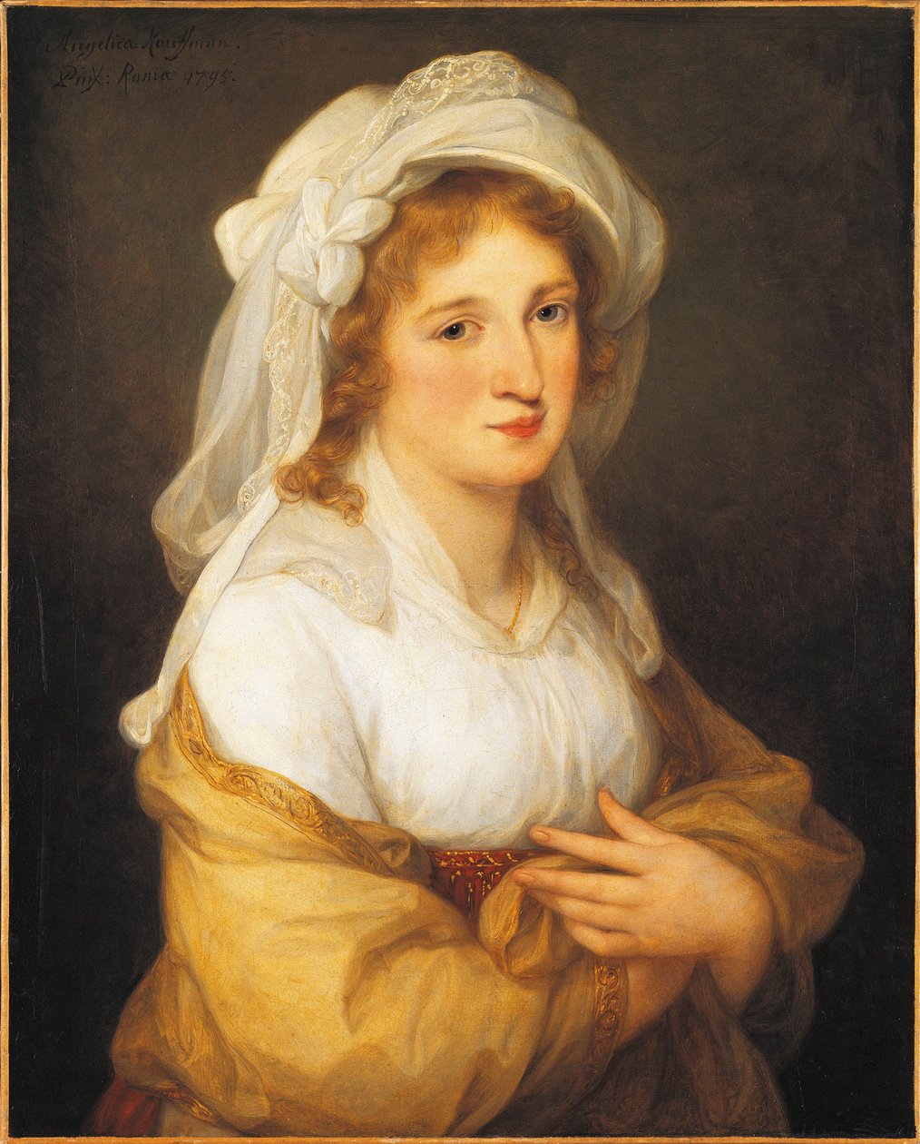 Retrato da Princesa Maria Josepha Hermenegild Esterhazy de Angelica Kauffmann