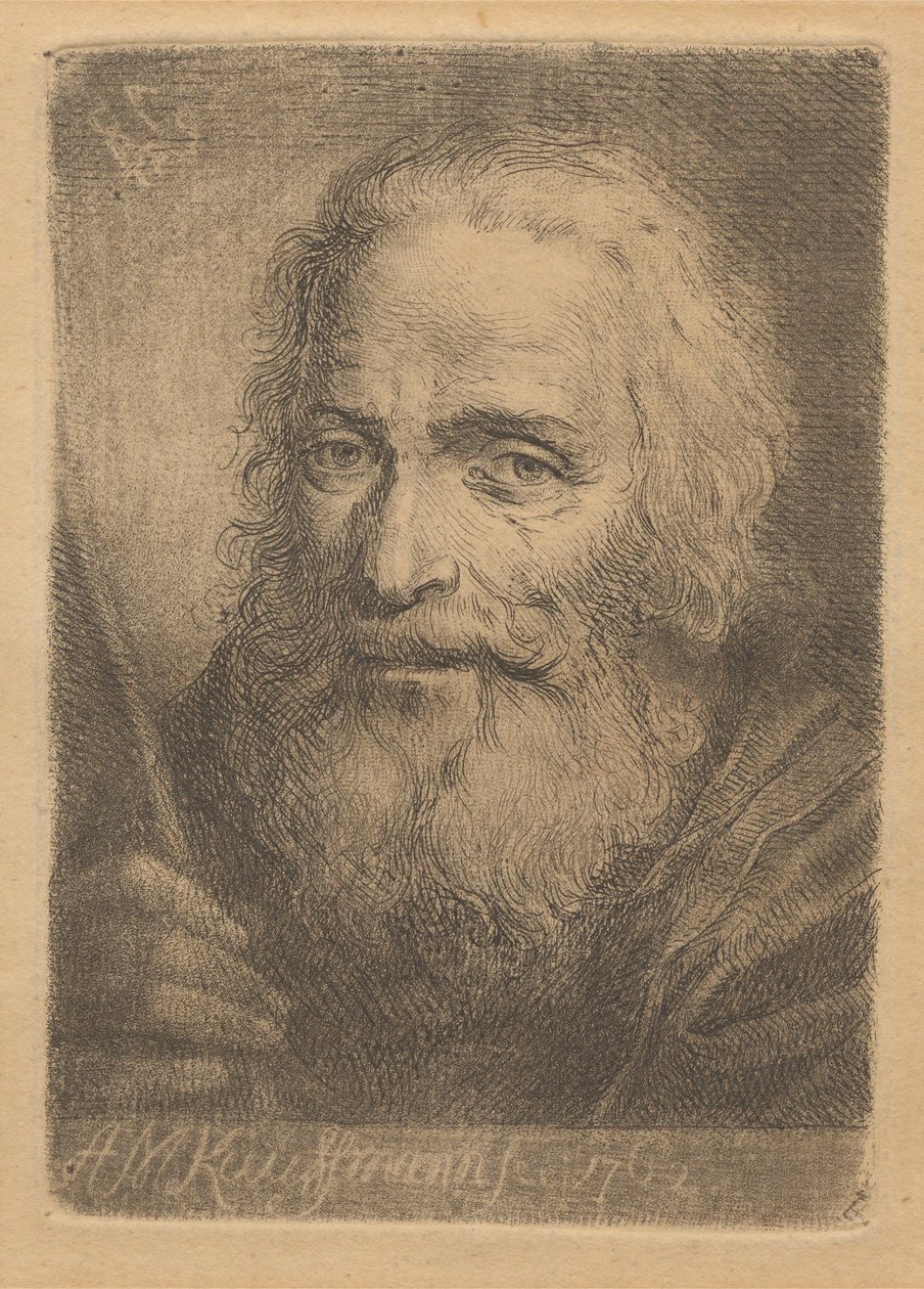 Retrato de um Homem Idoso de Angelica Kauffmann