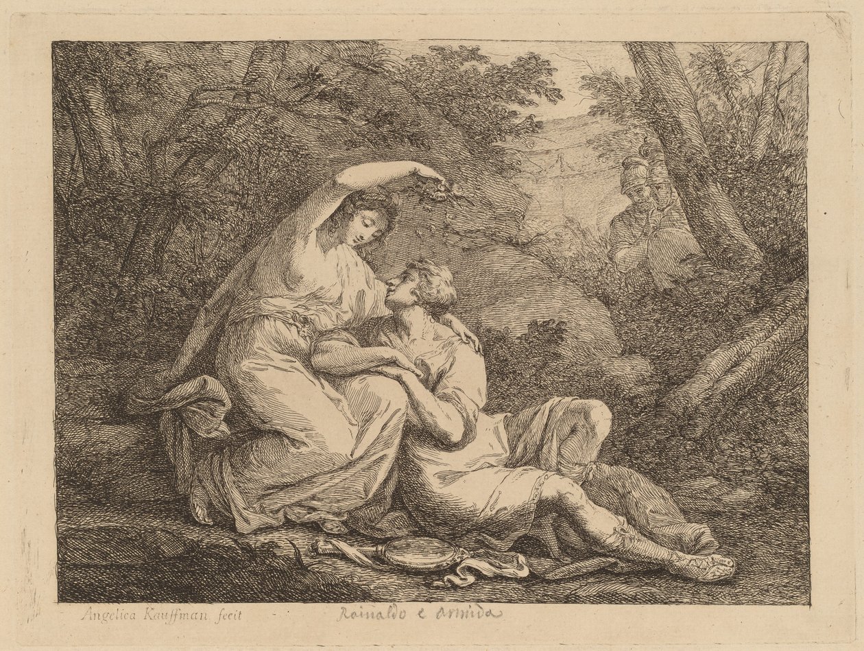 Rinaldo e Armida de Angelica Kauffmann