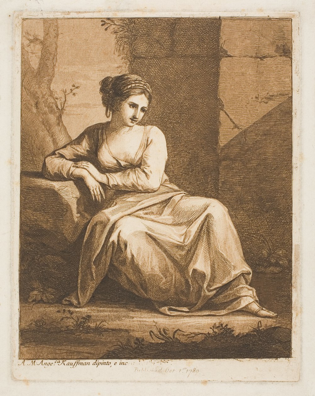 A musa de Angelica Kauffmann