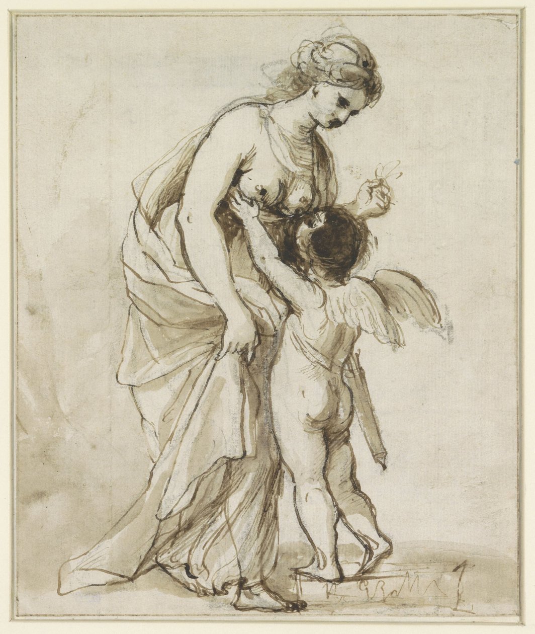 Vênus no amor de Angelica Kauffmann