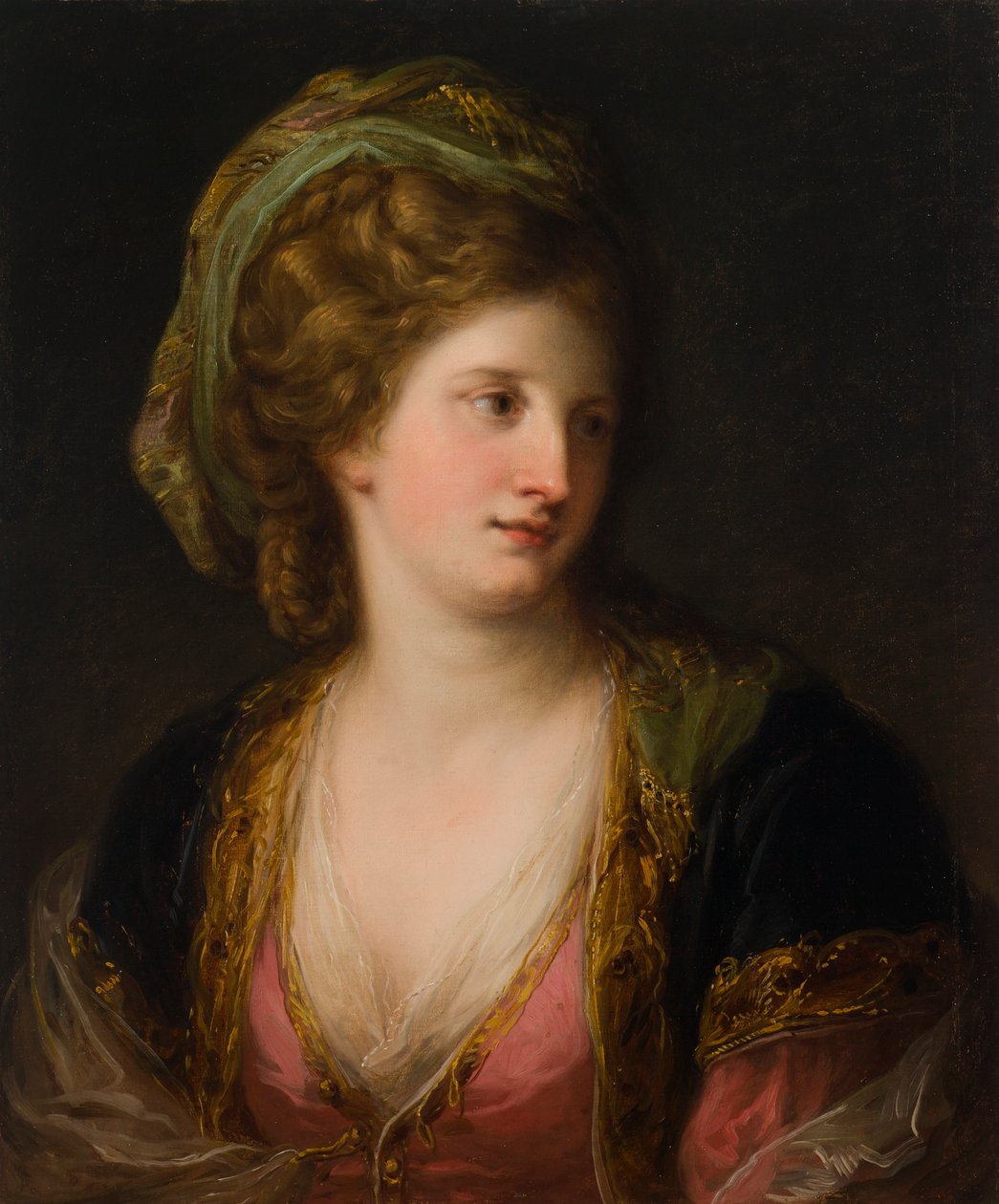 Mulher em Vestido Turco de Angelica Kauffmann