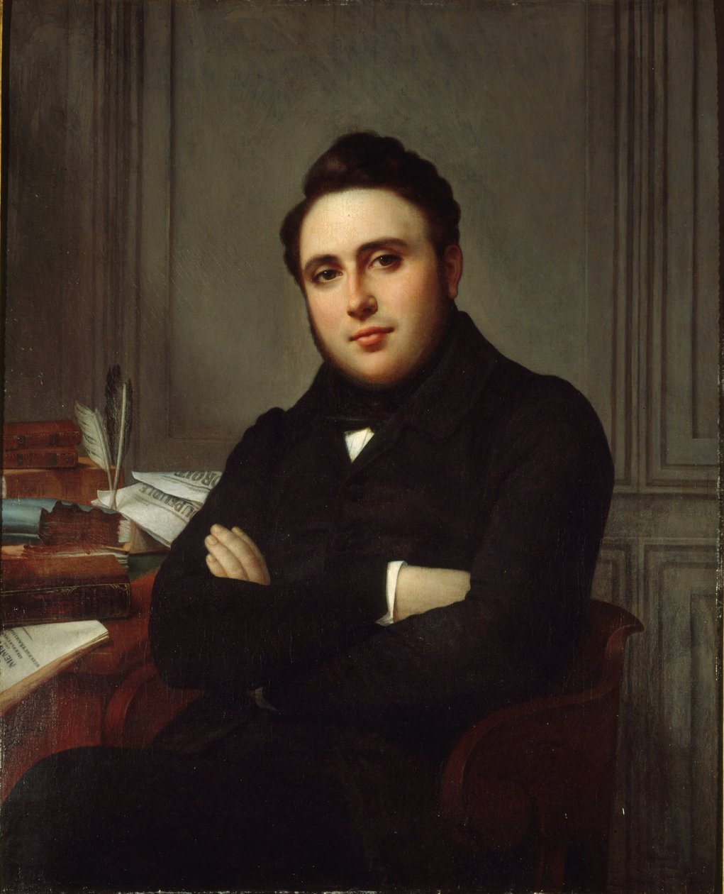 Retrato de Alexandre Ledru-Rollin 1807-1874, 1838. de Angelique Mongez