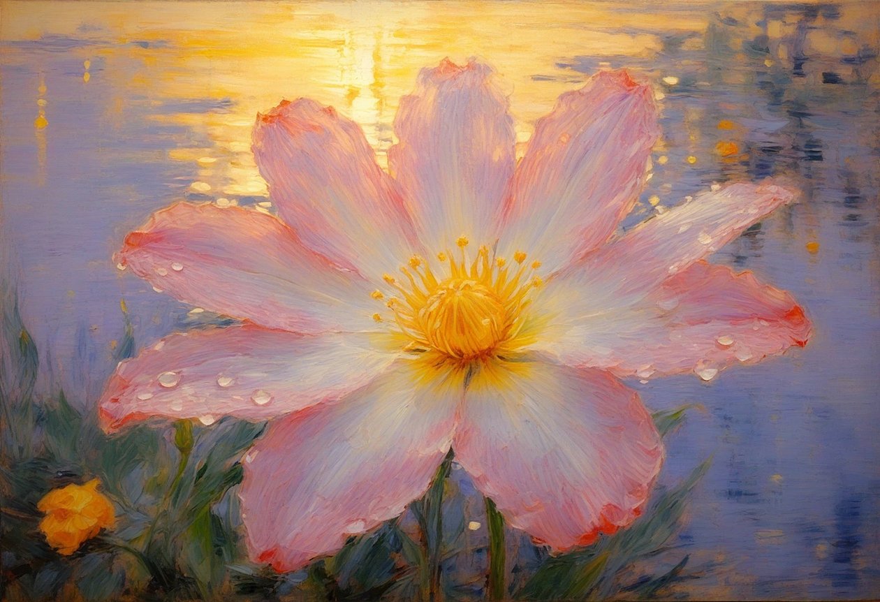 Florais 115, c.2025 (óleo sobre tela) de Angelita Hawke