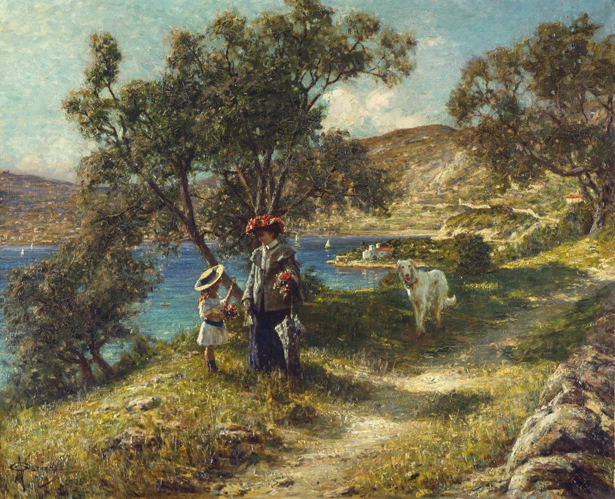 Colhendo flores de Angelo Garino