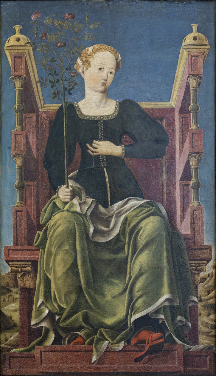 A Musa Erato, ca 1455. de Angelo Maccagnino