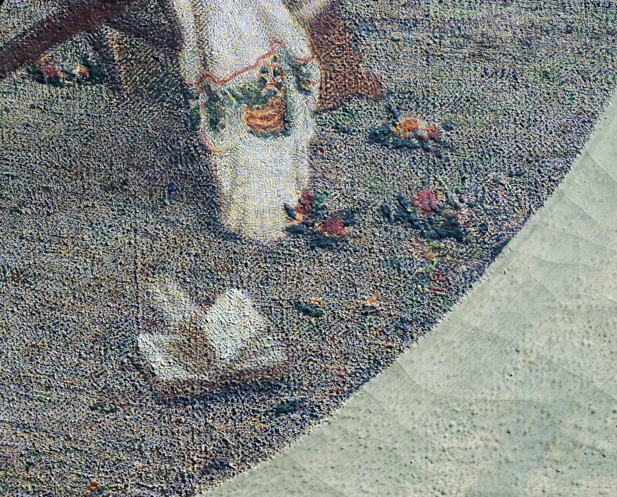 Avanços, por Angelo Morbelli, detalhe de Angelo Morbelli