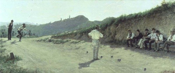 O Jogo de Bocce de Angelo Morbelli