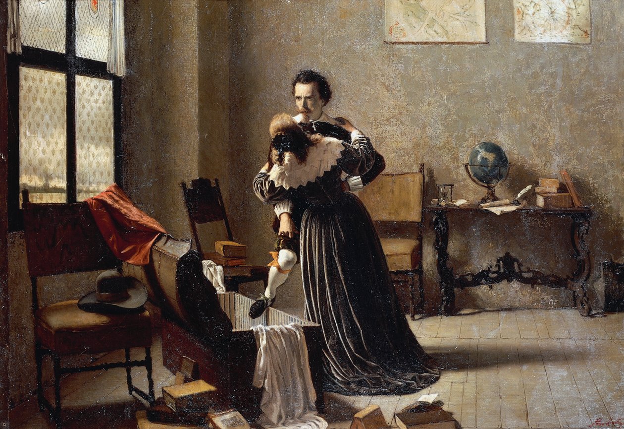 A fuga, por Angelo Morbelli (1853-1919) de Angelo Morbelli