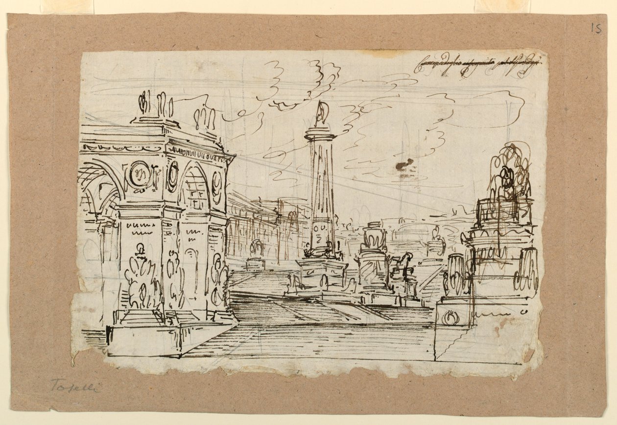 Cenário, Grupo de Monumentos Antigos de Angelo Toselli