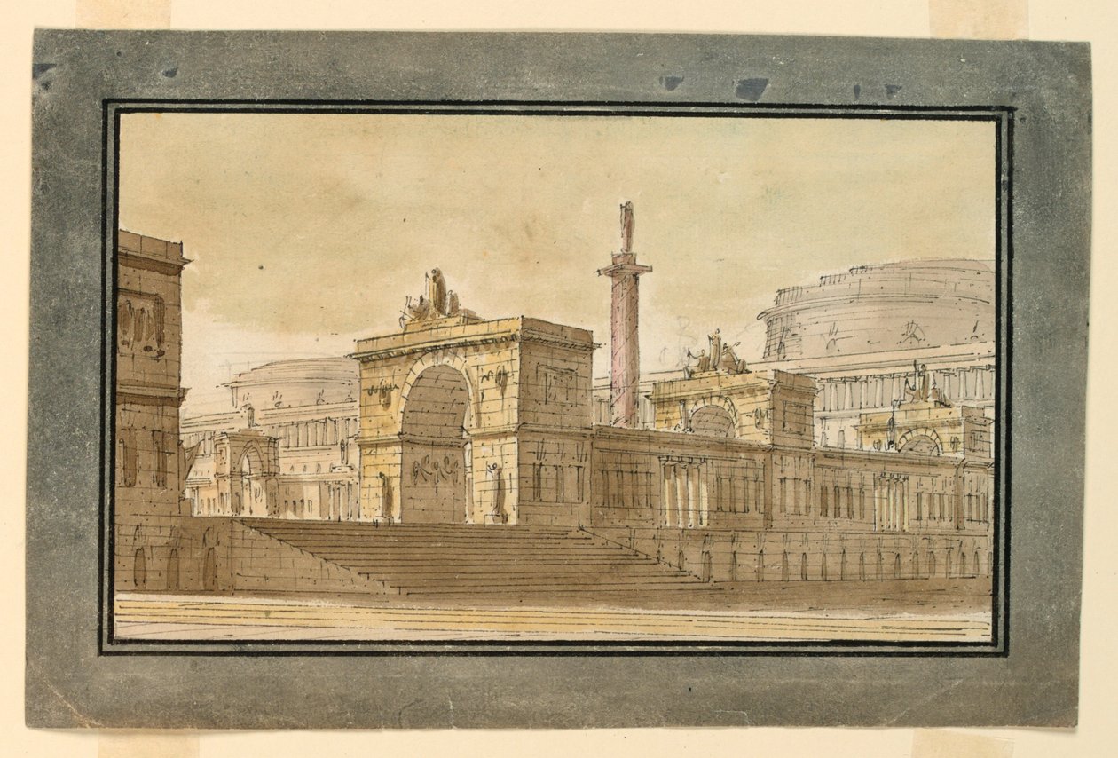 Cenário, Grupo de Edifícios do Palácio de Angelo Toselli