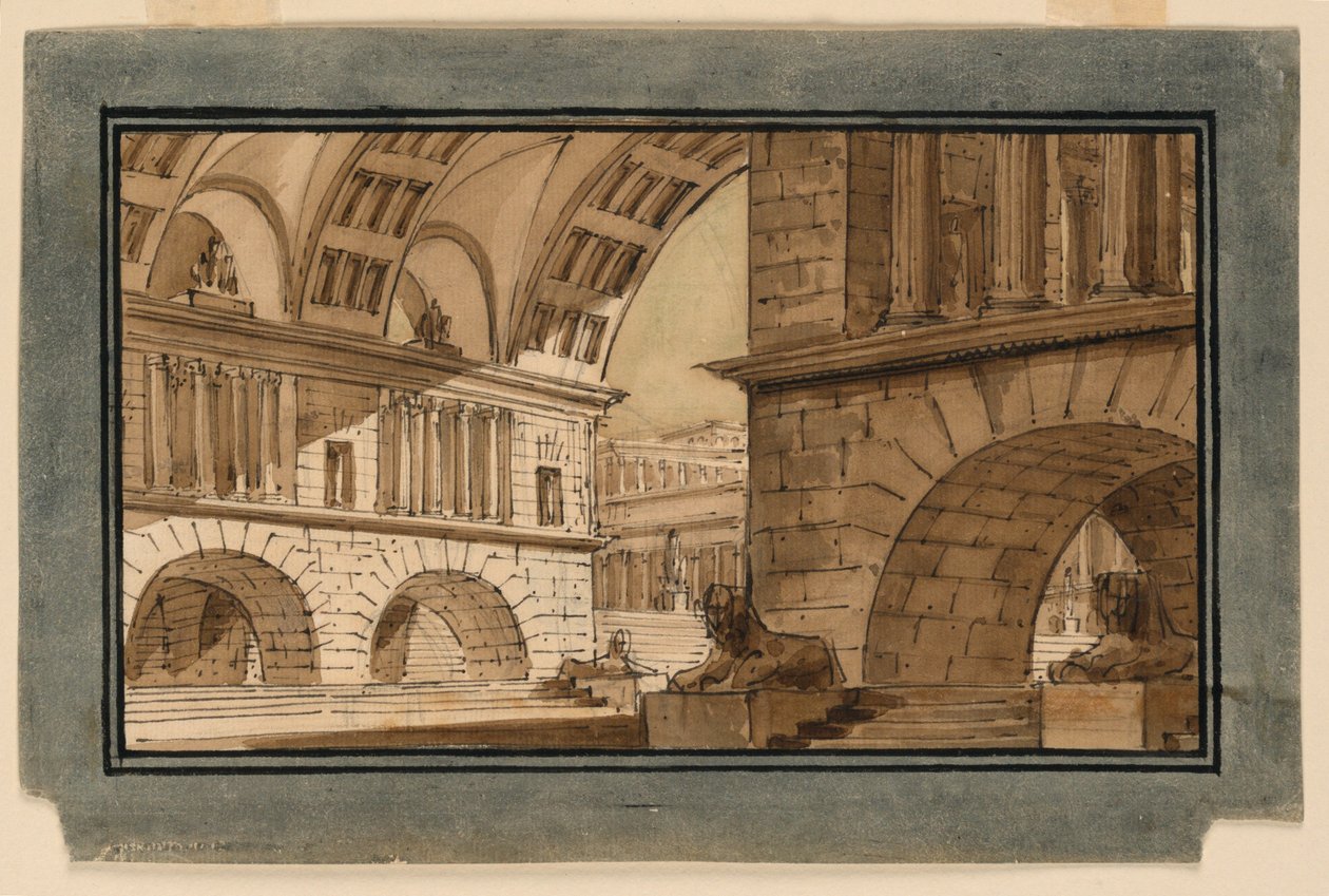 Cenário, Grupo de Edifícios do Templo de Angelo Toselli