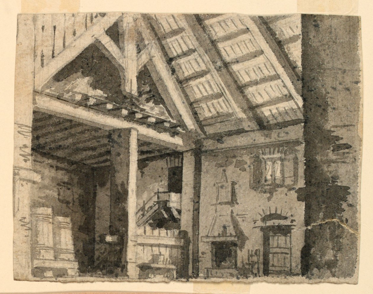 Cenário, Interior de um Alojamento Rural de Angelo Toselli