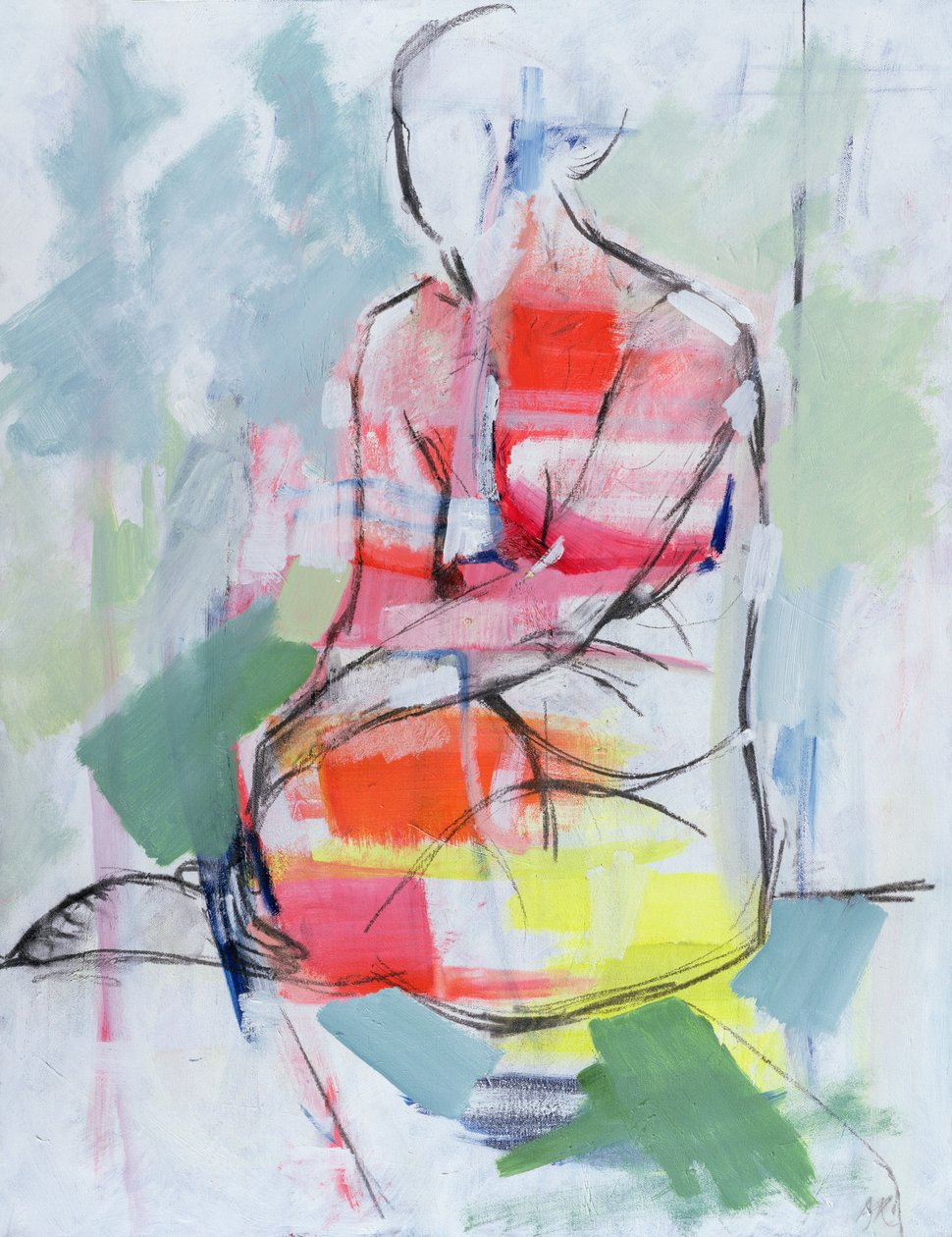 Sentado Nú, 2010 de Angie Kenber
