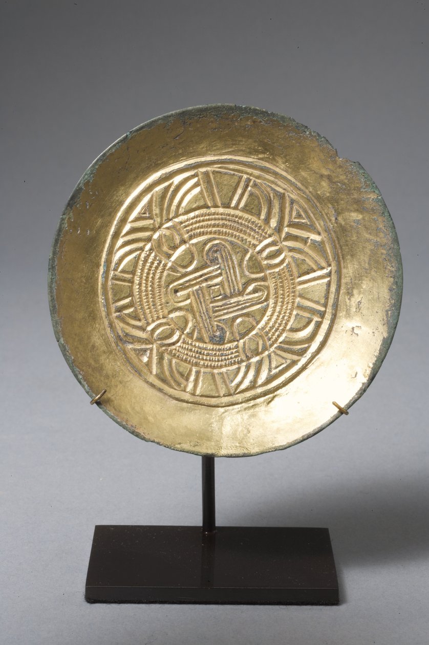 Broche de pires (bronze dourado) de Anglo Saxon
