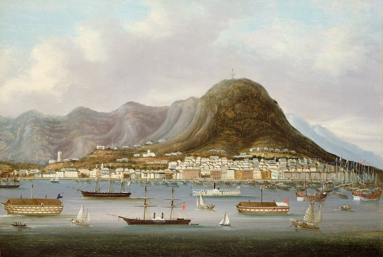 Uma visão de Hong Kong de Anglo Chinese School