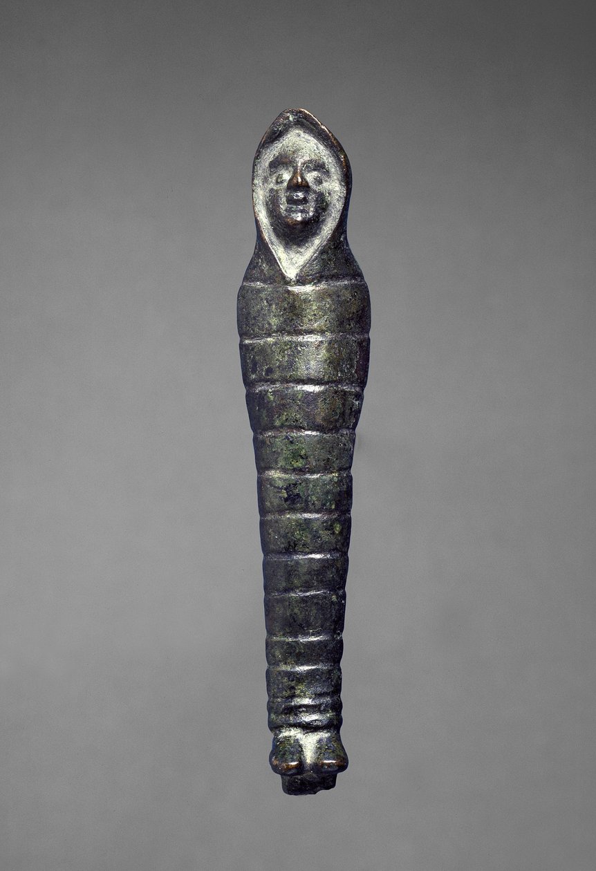 Mulher envolta, encontrada em Horncastle (bronze) de Anglo Saxon