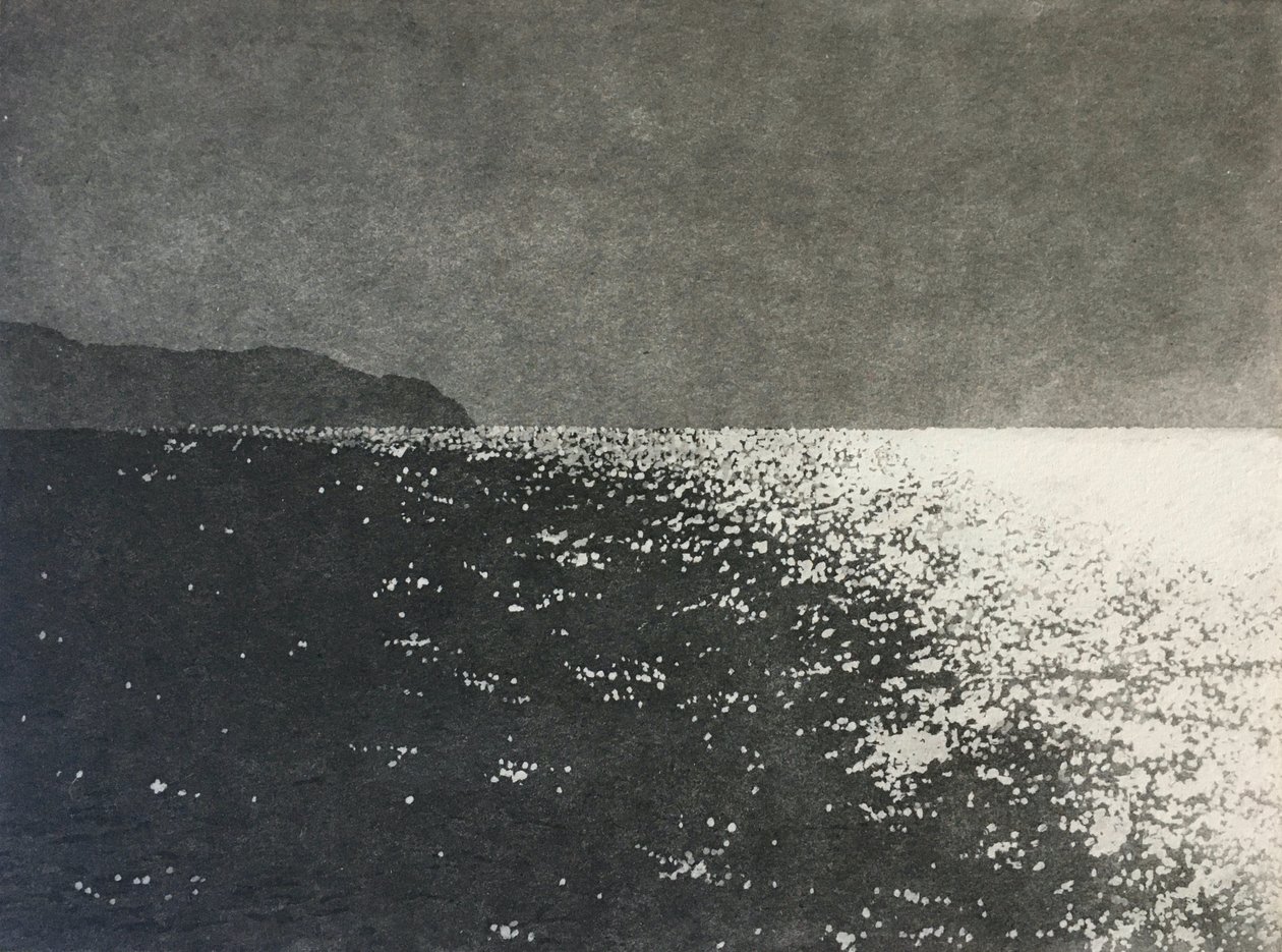 Luz dançante, 2021 (aquatint sobre papel) de angus hampel