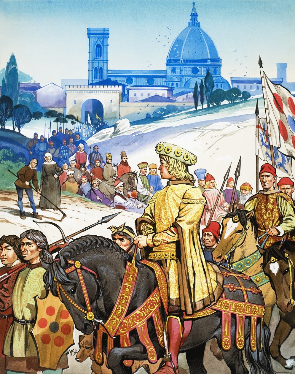 Grandes Eventos da História: O Renascimento Italiano -- Florença e os Medici de Angus McBride
