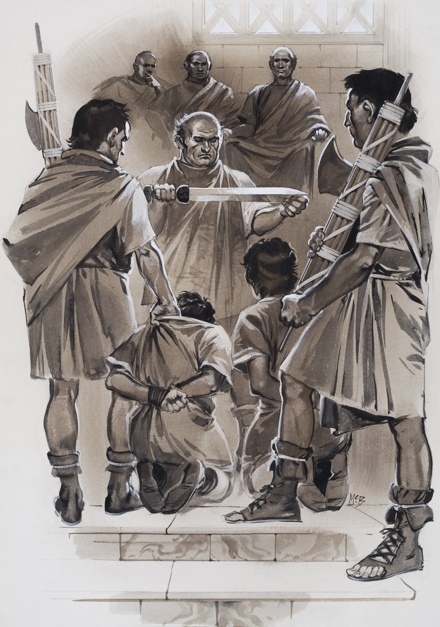Lucius Junius Brutus (guache sobre papel) de Angus McBride