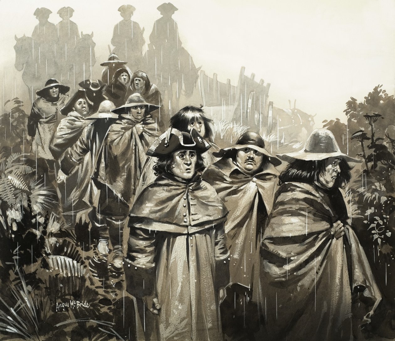 Homens à chuva de Angus McBride