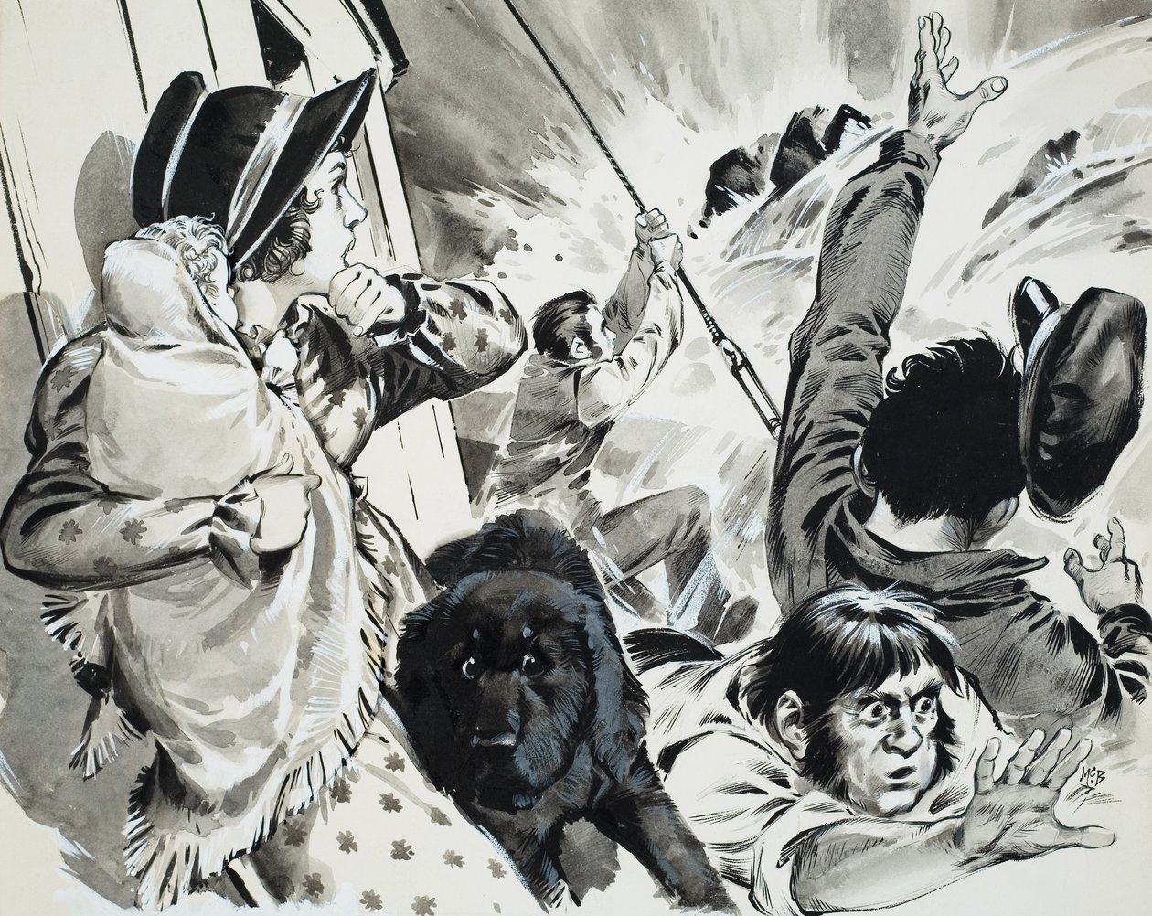 Barco a vapor do Mississipi (guache sobre papel) de Angus McBride