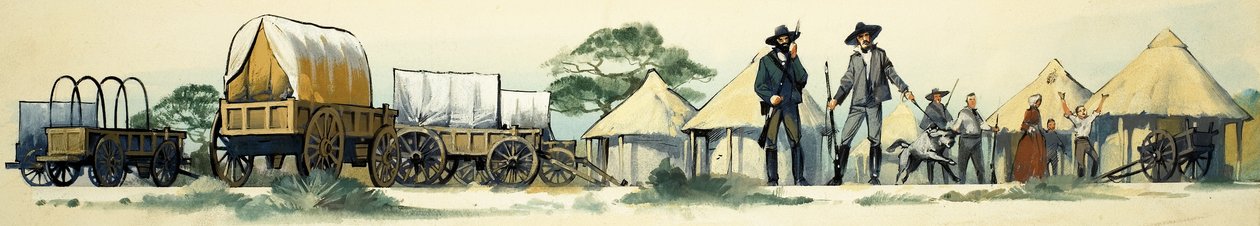 Pioneiros em Mashonaland, África de Angus McBride