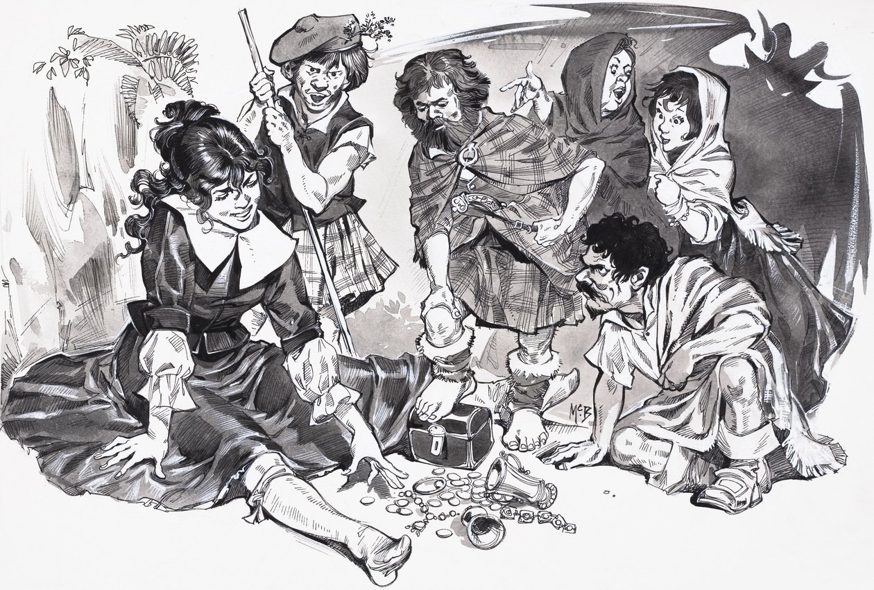 A bela Isobel Gowdie (guache sobre papel) de Angus McBride