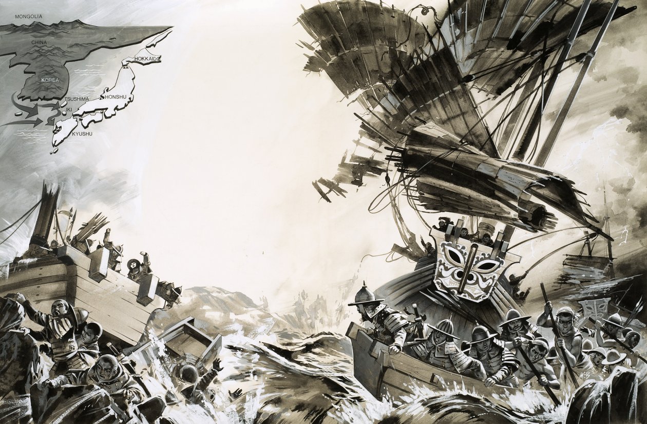 A armada condenada de Kublai Khan de Angus McBride