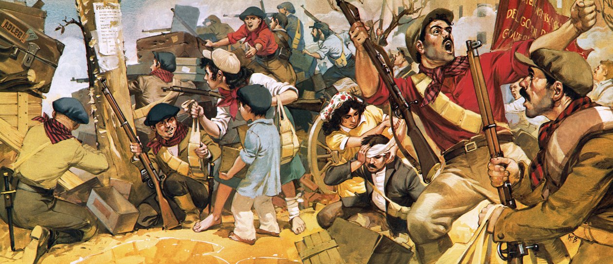 A defesa de Madrid durante a guerra civil espanhola de Angus McBride
