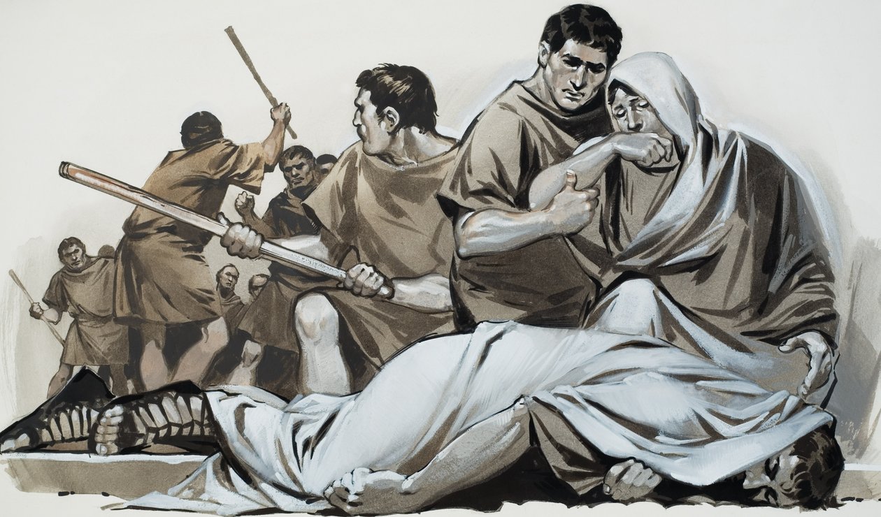 Tiberius Gracchus (guache sobre papel) de Angus McBride