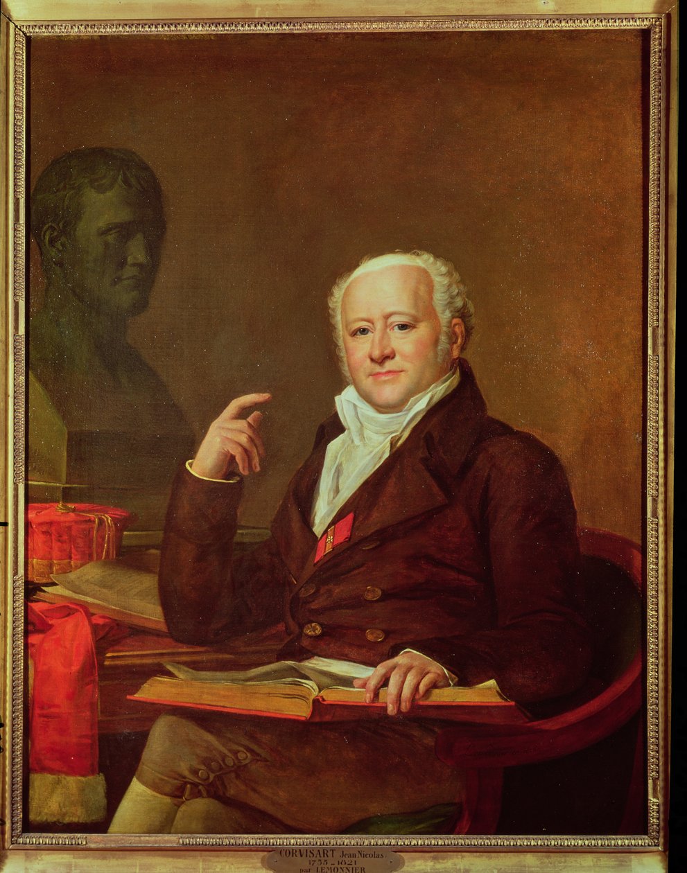 Retrato de Jean Nicolas Corvisart dos Marets (1755-1821) 1809 de Anicet Charles Lemonnier