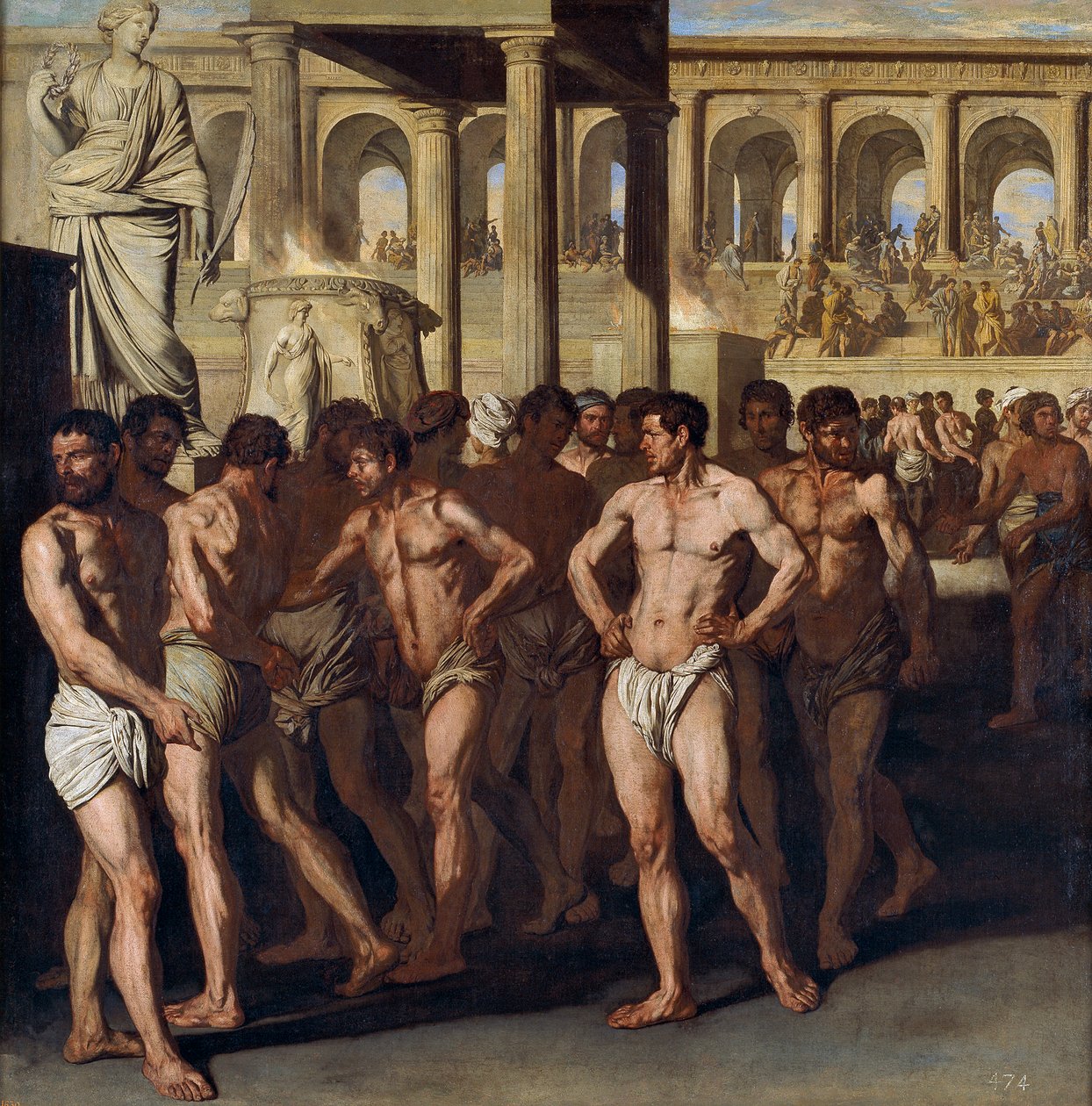 Gladiateurs - Gladiadores - Peinture d