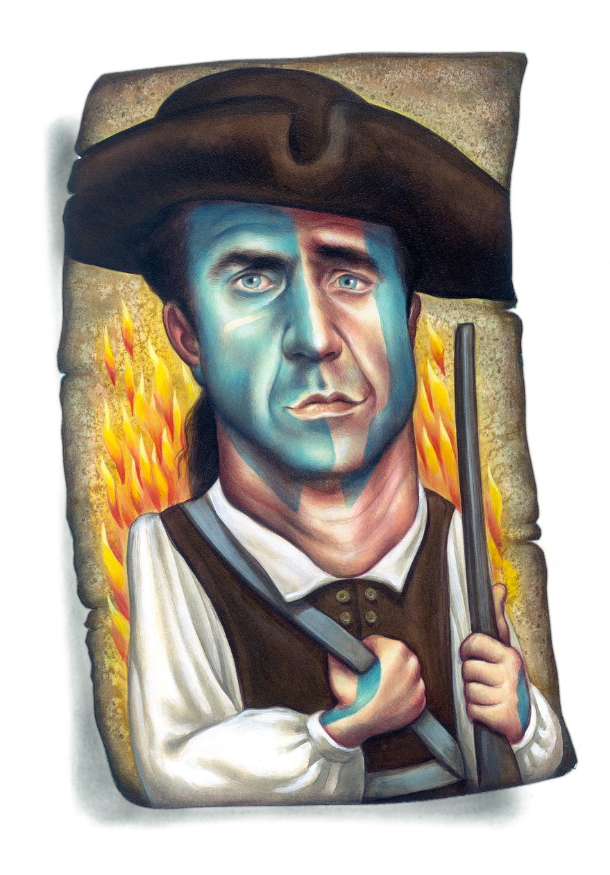 Braveheart, 2000 (acrílico sobre placa de ilustração) de Anita Kunz