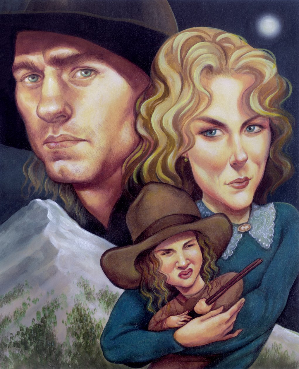 Cold Mountain, 2003 (acrílico sobre placa de ilustração) de Anita Kunz