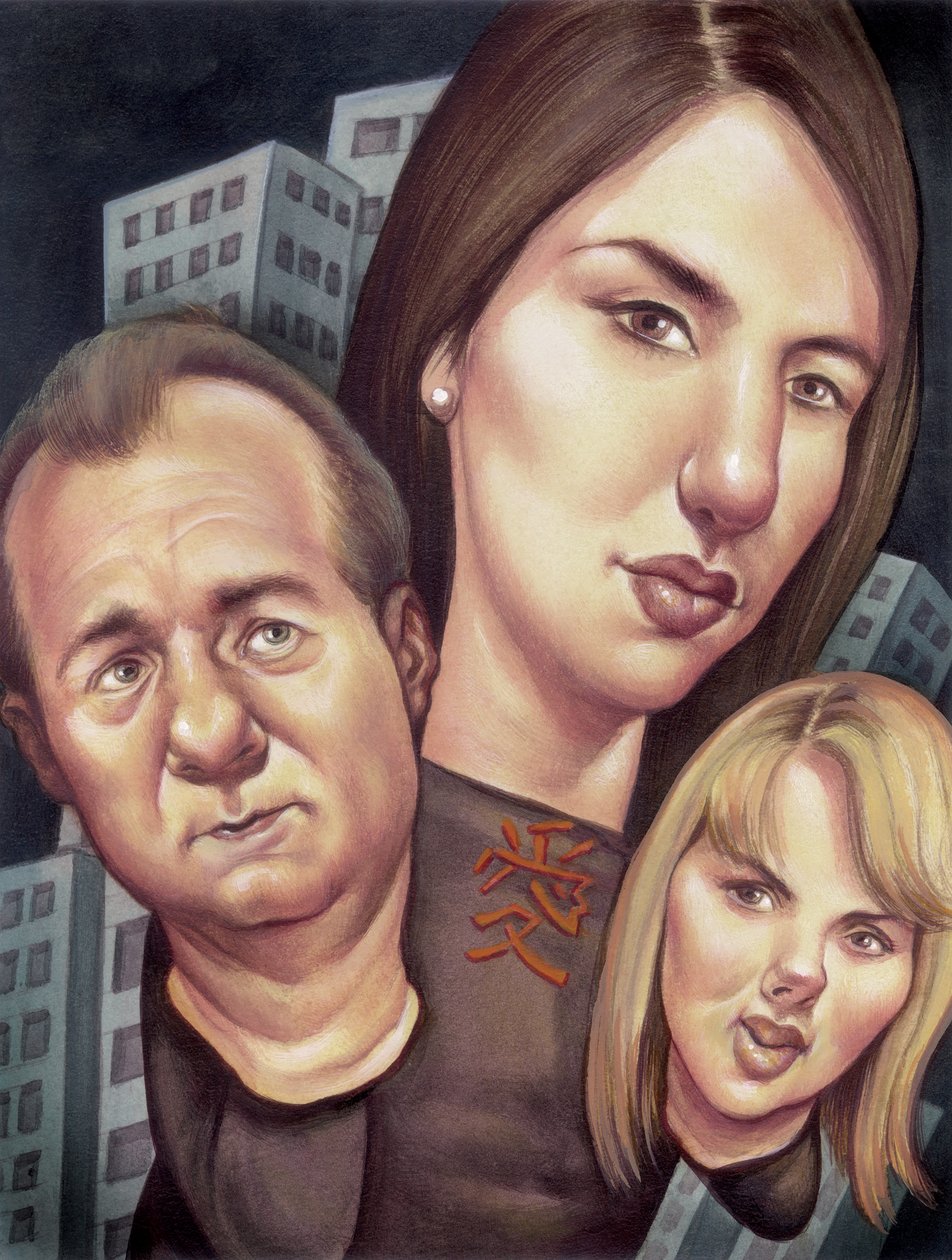 Lost in Translation, 2003 (acrílico sobre placa de ilustração) de Anita Kunz