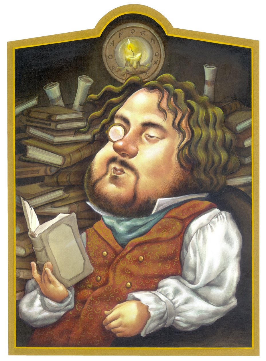 Peter Jackson, 2002 (acrílico sobre placa de ilustração) de Anita Kunz
