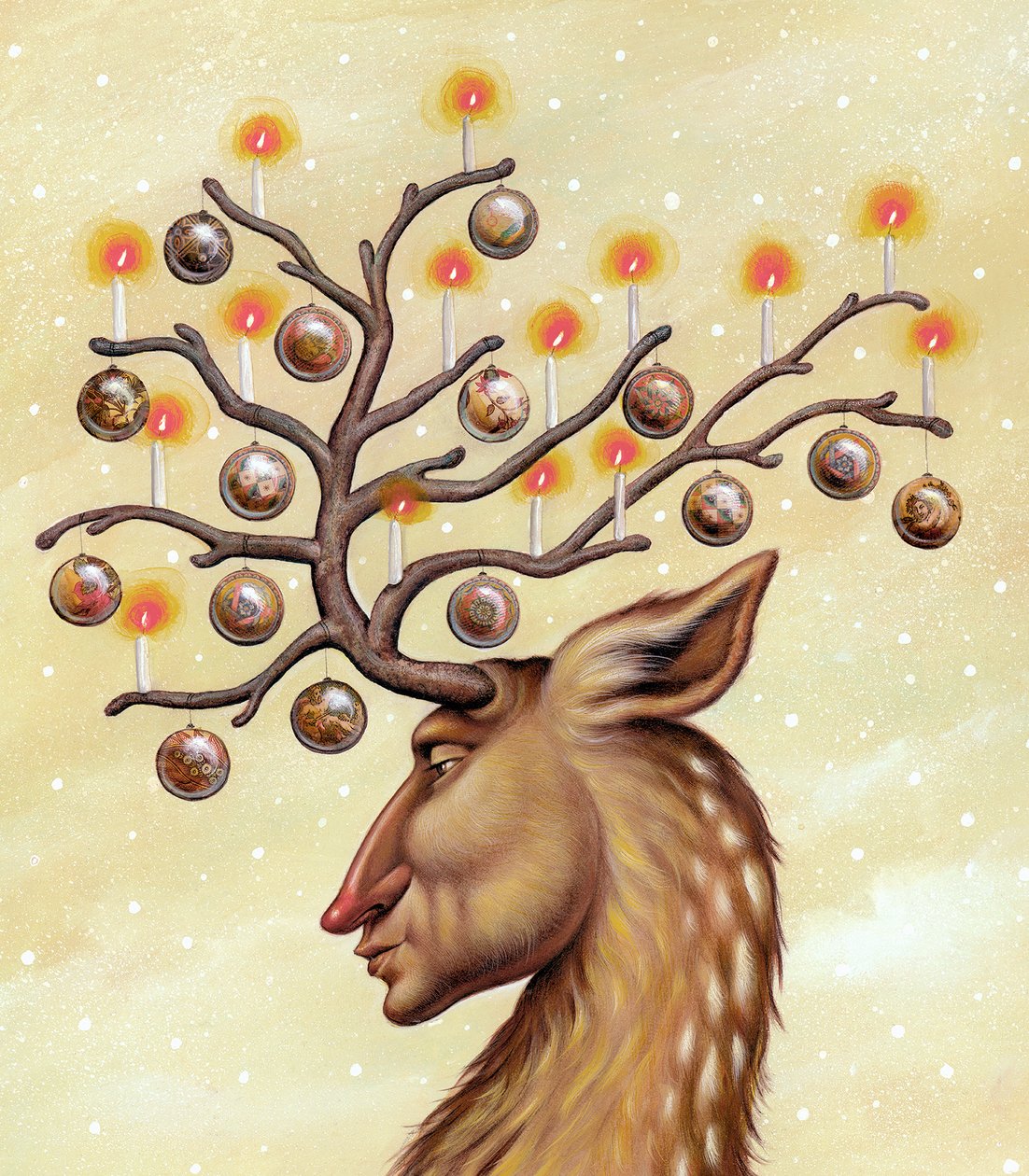Rena, 2006 (acrílico sobre cartão de ilustração), inédito de Anita Kunz