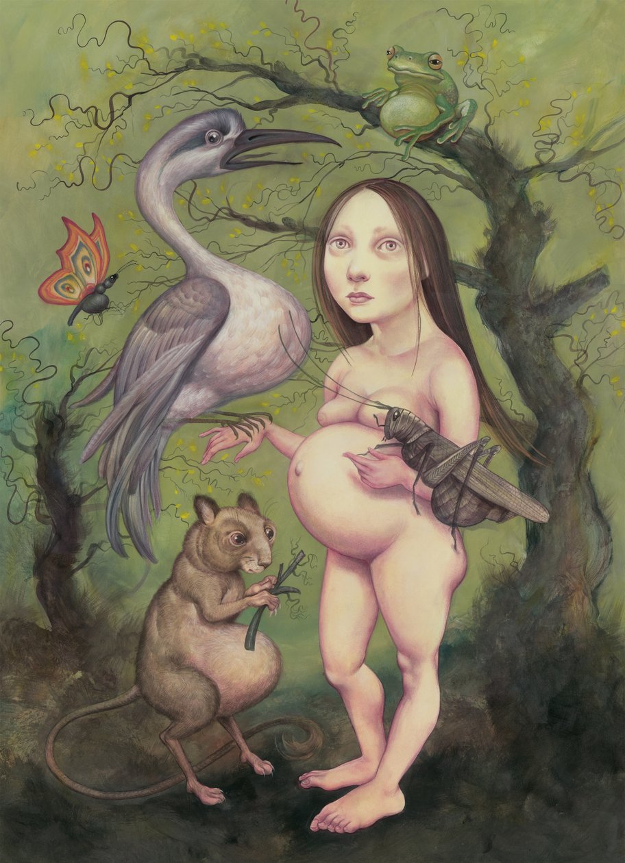 primavera, 2013 (tinta acrílica sobre cartão de ilustração) de Anita Kunz
