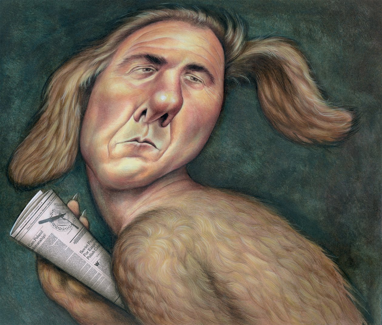 Abanar o cão de Anita Kunz