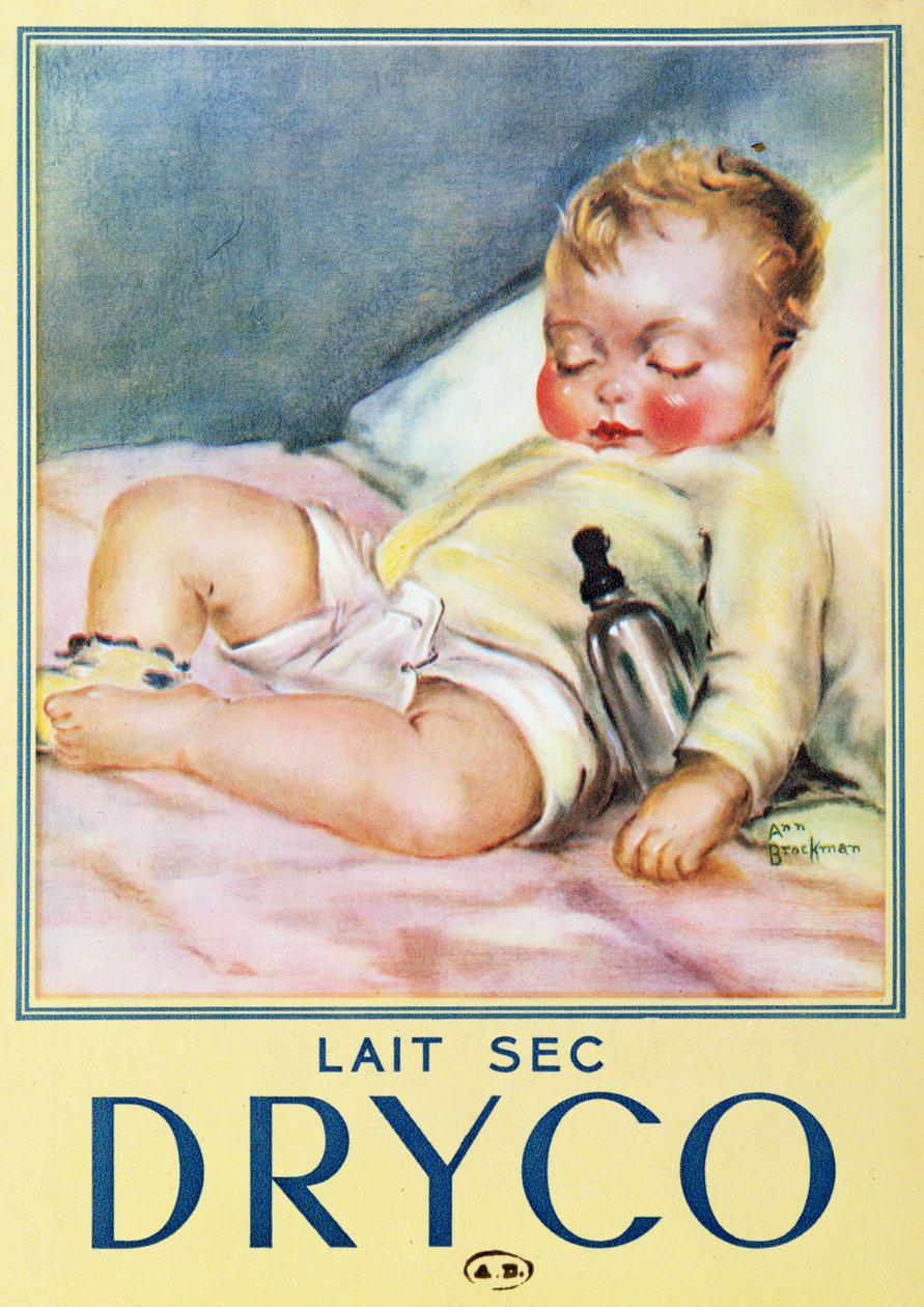 Propaganda do leite em pó seco &39;Dryco&39;, c.1935-40 de Ann Brockman