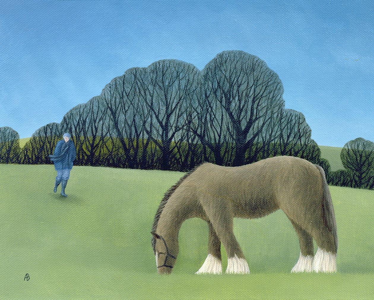 O cavalo de Shire, 2006 de Anna Phillips