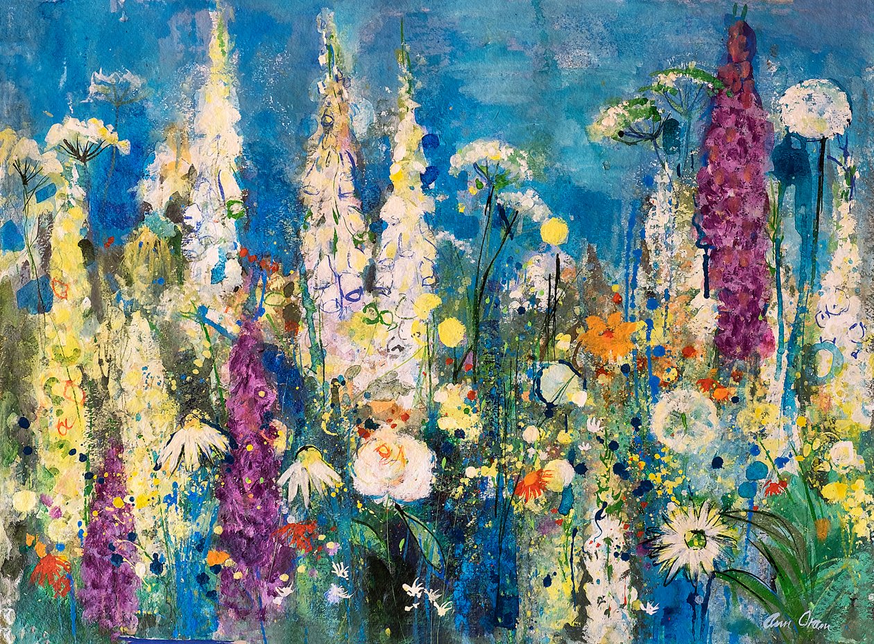 Detalhe de um Jardim, Chelsea, 2019 (meios mistos) de Ann Oram