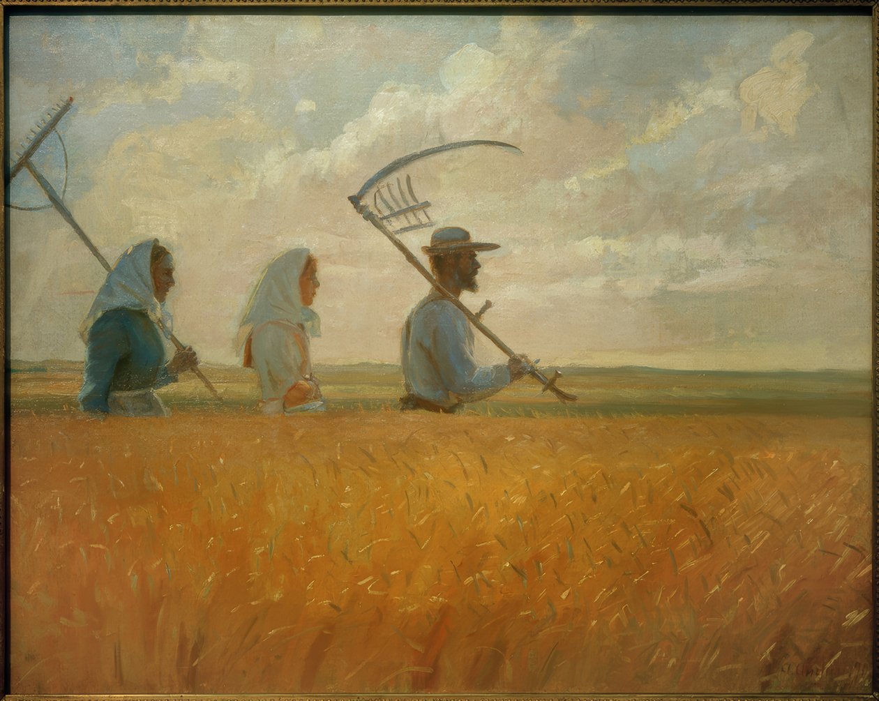 época da colheita de Anna Ancher