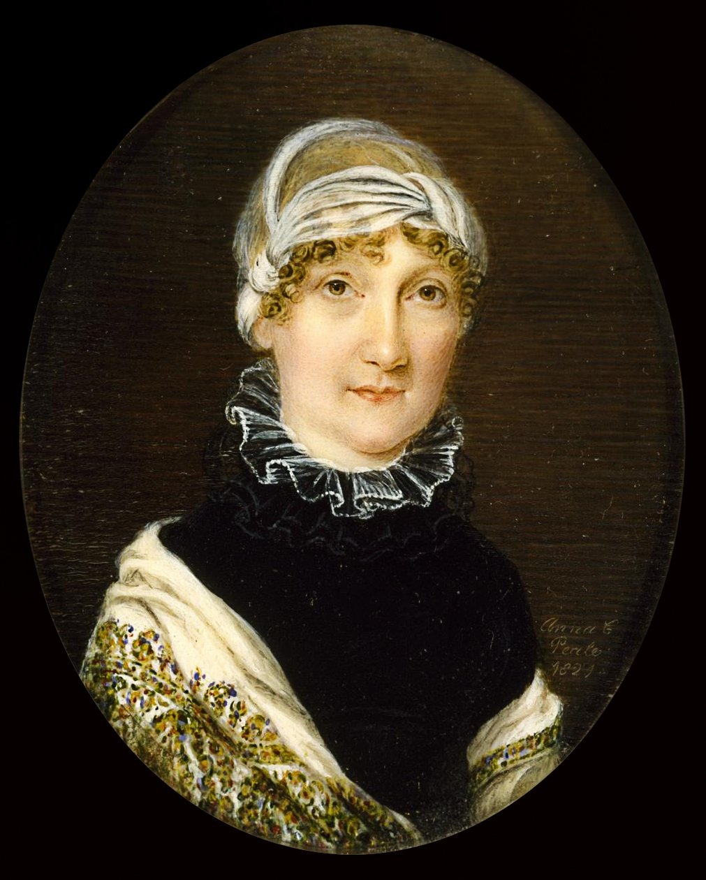 Retrato da Sra. Jonathan Bates de Anna Claypoole Peale